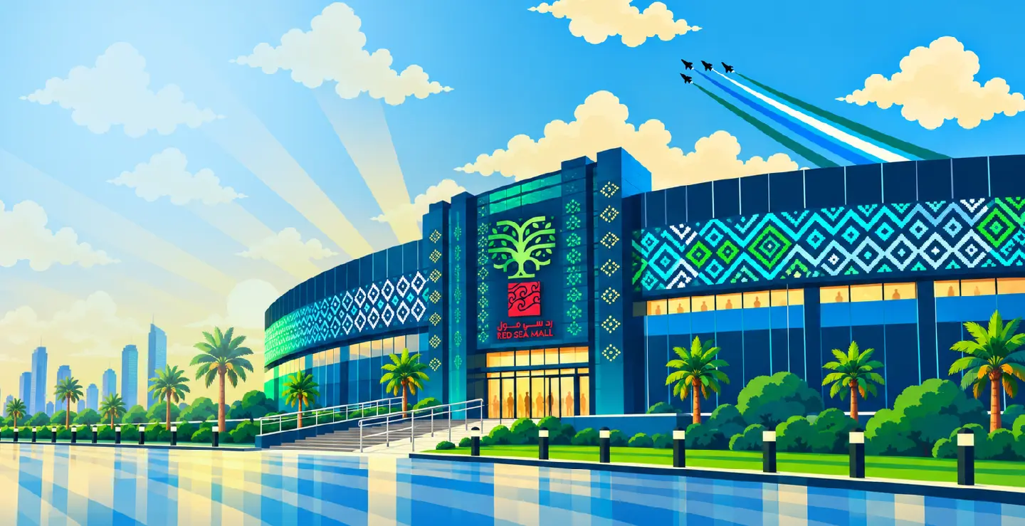 Saudi National Day at Red Sea Mall — Ezzona Betabe’na: a Saudi character we take pride in